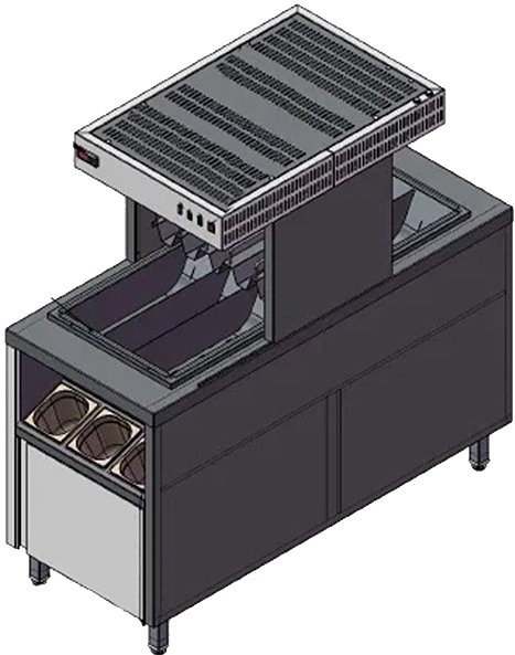 Стол тепловой для картофеля фри Simeco СТ0614