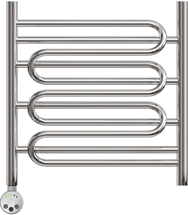 Полотенцесушитель электрический Point Юпитер Премиум PN01156SE П5 500x600, хром