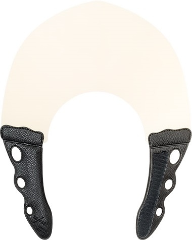 Воротник для стрижки Y.S.PARK YS-NF06, 0,6 мм, белый с черными вставками