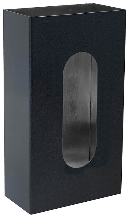 Диспенсер для перчаток ЦПО D-007Black 132х75х240 мм черный, глянцевый