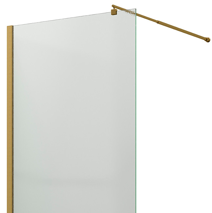 Душевое ограждение Wasserkraft Rur 30W39BG-TXG 2000х900 мм матовое золото