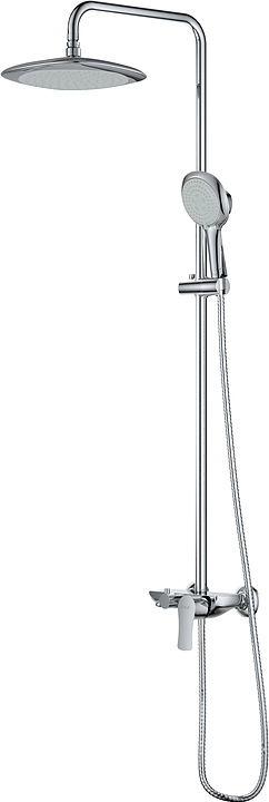 Душевая система D&K Rhein Reisling DA1273701B03 с изливом, хром