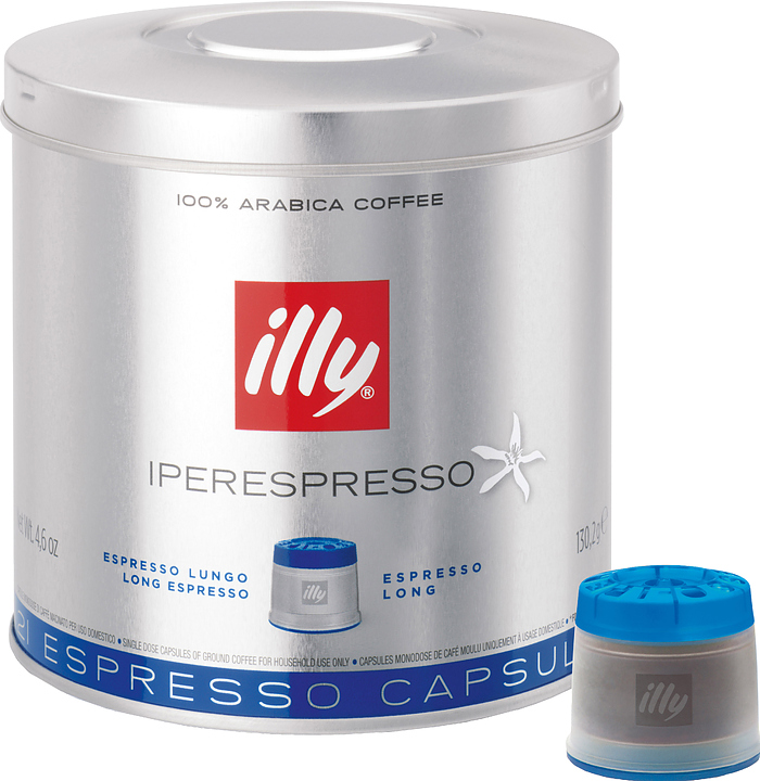 Кофе молотый в капсулах illy ipso home lungo (арабика, средняя обжарка, 21 капсула)