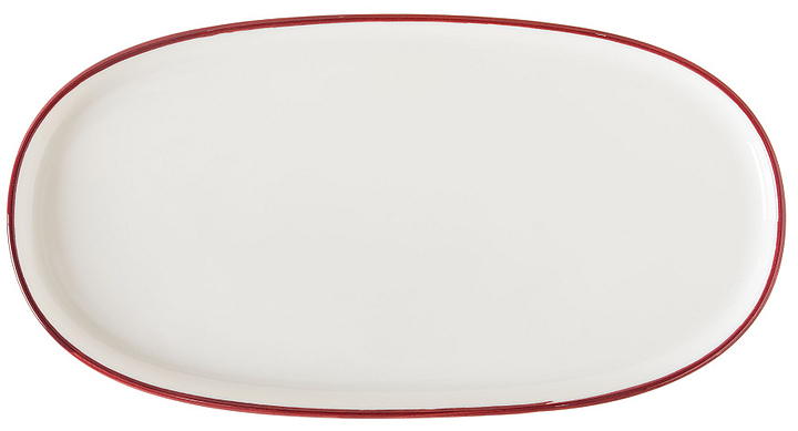 Блюдо для подачи Bonna Линеа Бургундия Хюгге 78055 300х155 мм