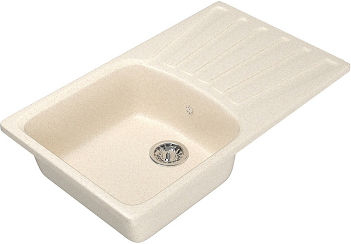 Мойка кухонная Mixline ML-GM20 (328) 48х83 см, бежевая
