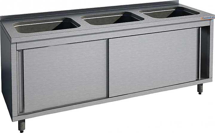 Ванна моечная Gastrolux ВМ3-186/54Р/Pr