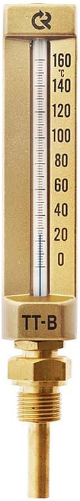 Термометр жидкостной Росма ТТ-В-150, прямой 150/100, 160С