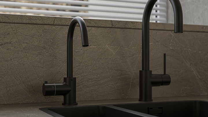 Система мгновенного кипячения воды 2 в 1 ArtisanTech AquaHot 3300 BM, черный матовый