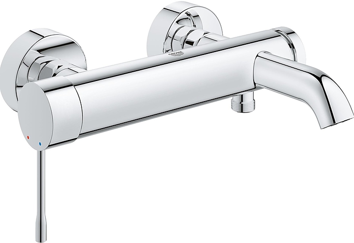 Смеситель для ванны и душа настенный Grohe Essence+ 33624001