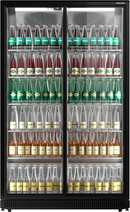 Шкаф холодильный для напитков POLAIR Visual V1400