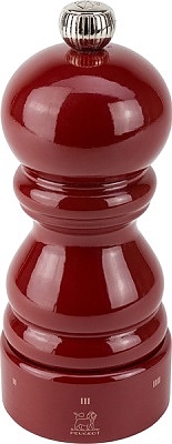 Мельница для перца Peugeot Paris u'Select 23560, 54х120 мм, бук / металлический измельчитель, бордо глянцевая