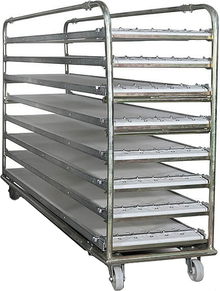Тележка-шпилька для противней Porlanmaz Bakery Machinery PMKF 180PT гальваниз.