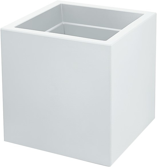 Кашпо Green Land Cubo (40x40x40 см) белое