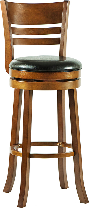 Стул барный DOBRIN 9393-LMU WILLIAM BAR (черный, шоколад)