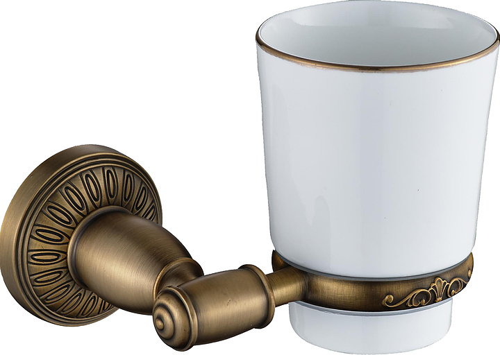 Стакан для зубных щеток с держателем Savol S-006658C