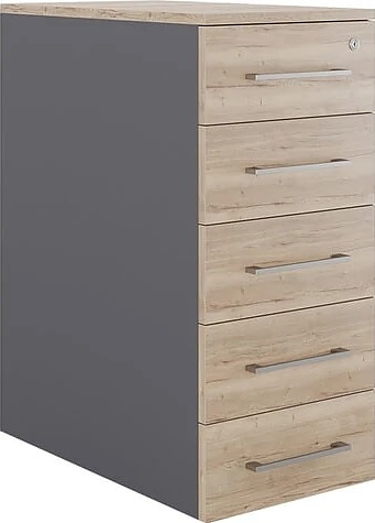 Тумба приставная КОБОР TS5-40/50 graphite/natural