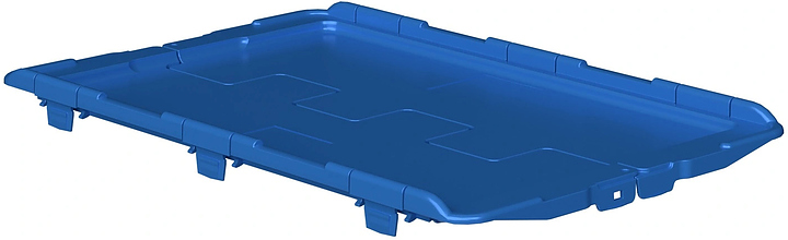 Крышка iPlast LD-64 голубая