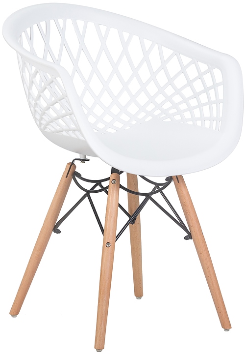 Стул обеденный DOBRIN 670HPP-LMZL SAMWELL (белый, светлый бук)