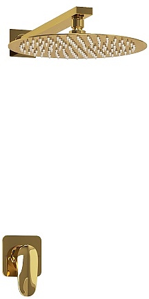 Встраиваемый комплект для душа Wasserkraft Neckar 2100 A2151.183.208 золото глянцевое