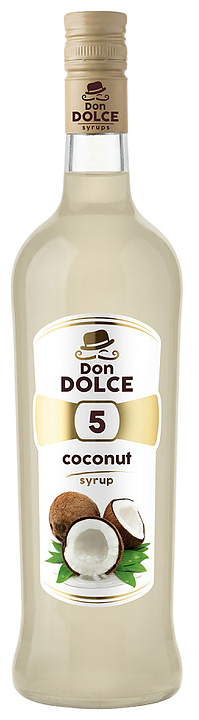 Сироп Don Dolce 75318 Кокос 1 л (бутылка стекло)