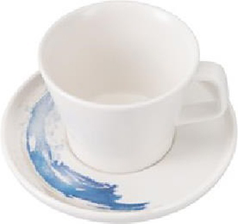 Чашка чайная Porland Pioli Quartet Aqua 329820 PL (Matte) 255 мл (фарфор)