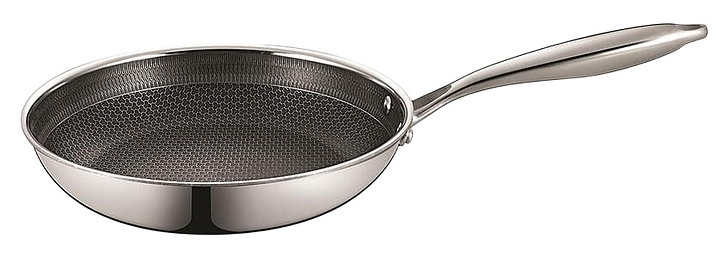 Сковорода P.L. Proff Cuisine New Kitchen Grid 81240770 d 20 см h 4.5 см нержавеющая сталь, индукция