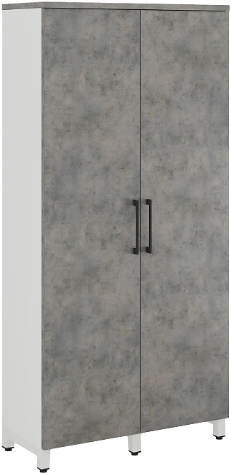 Шкаф для одежды КОБОР HRG-90/60/M white/chicago