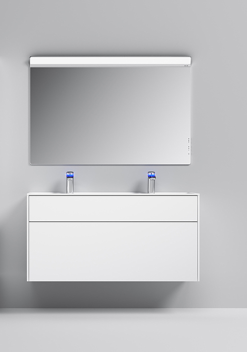 Гарнитур AM.PM Inspire 2.0 20923 120 см, 3 предмета, белый матовый