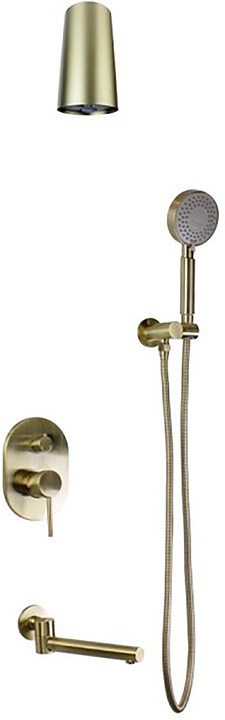 Комплект душевой Bronze de Luxe Scandi 14582-501BR