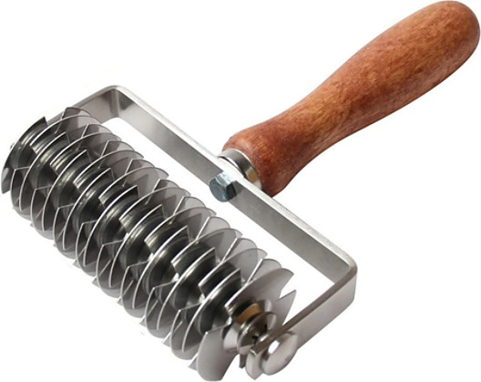 Нож роликовый для теста Restopit рп27 l=133 см (нерж. сталь / дерево)