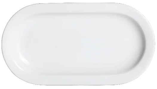 Тарелка Loveramics Er-go! Oval Plate D101-14B 18 см, белый (White)
