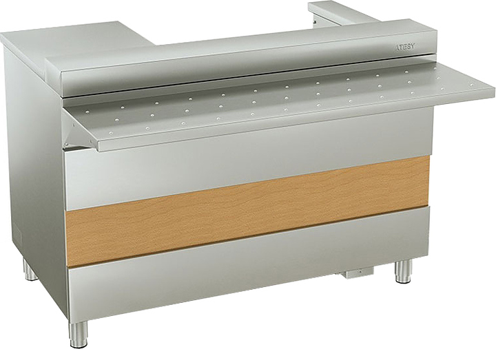 Стол кассовый ATESY Ривьера с подлокотником левый / правый 1200 мм