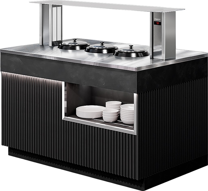 Шведский стол с электросупницами Finist ШСс2150