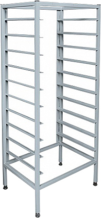 Тележка-шпилька для поддонов ПищТех 635х475х1510 мм (краш.)