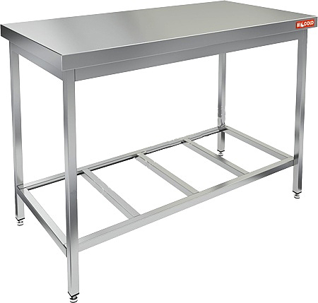 Стол центральный с полкой-решеткой HICOLD НСО-12/7Р