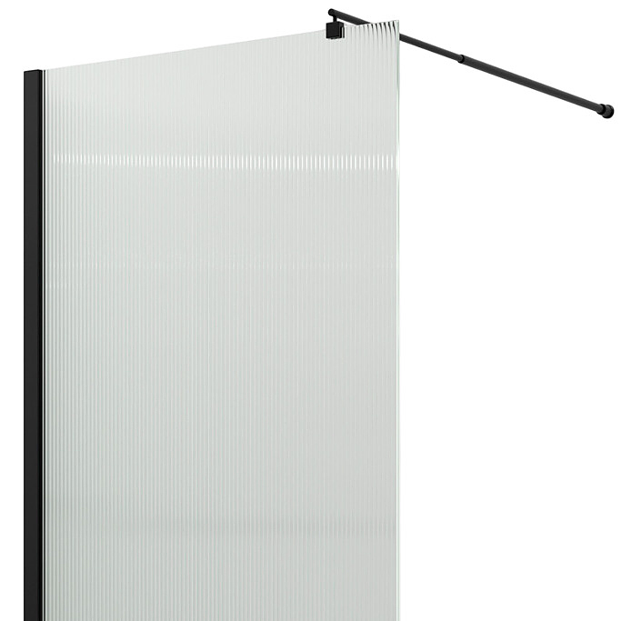 Душевое ограждение Wasserkraft Rur 30W44MB-FL 2000х1000 мм черный