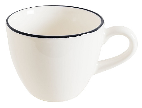 Чашка кофейная Bonna Линеа Черный Гурмэ 77969 d 65 мм h 53 мм