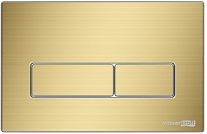 Кнопка смыва Wasserkraft MG03 золото матовое