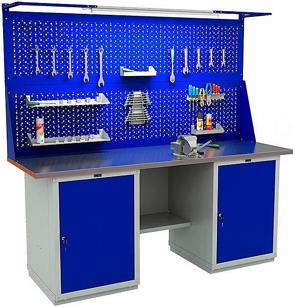 Верстак слесарный ПРОМЕТ Expert (№224) WTH200.WS1/WS1.021