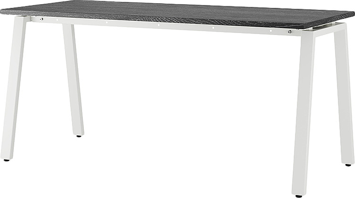 Стол офисный КОБОР A-120/60 white/glazed