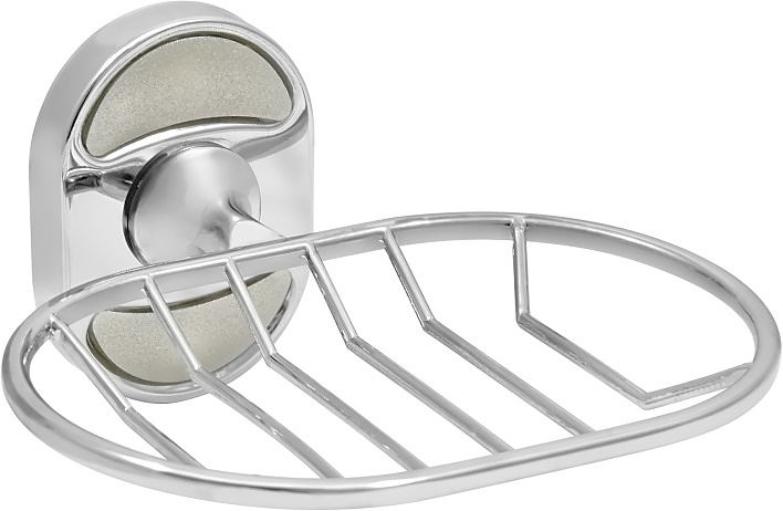 Мыльница Puff Solinne 2541.117 Element решетчатая (металл / пластик) хром