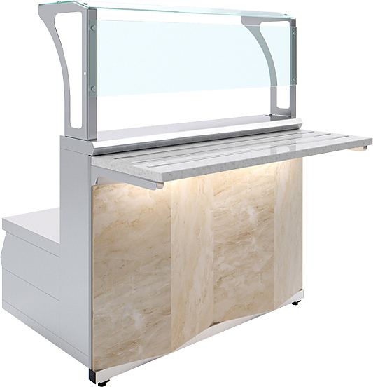 Мармит под электросупницы Luxstahl МПН-900 Premium Monolith