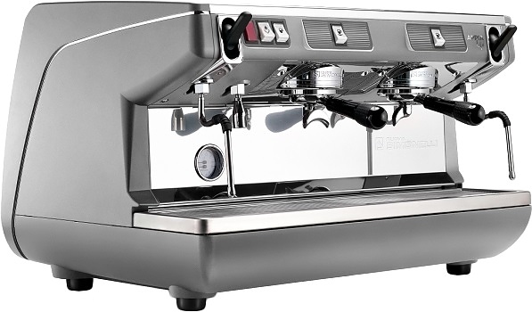 Кофемашина полуавтоматическая Nuova Simonelli Appia Life 2gr S 220V metallic grey+high groups+economizer