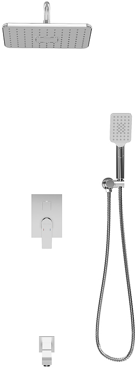 Душевая система встраиваемая Grossman Classic 501.K35.04.100 хром глянцевый