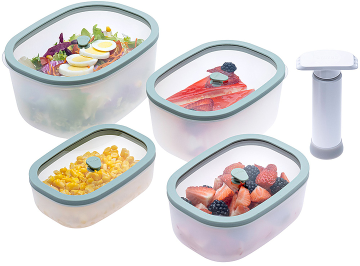 Набор вакуумных контейнеров Status Fresko set 5 mint