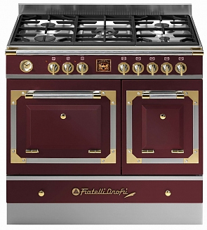 Газоэлектрическая плита Fratelli Onofri IM 192.50 FEMW Burgundy