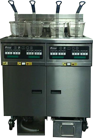 Фритюрница Pitco SELV14-2+C/FD/+CASTERS