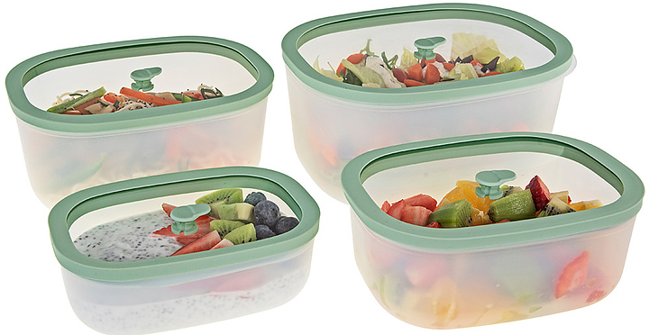 Набор вакуумных контейнеров Status Fresko set 4 mint