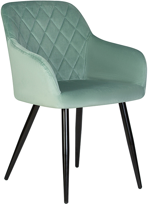 Стул обеденный DOBRIN 8266-LML ROBERT (мятный, черный)