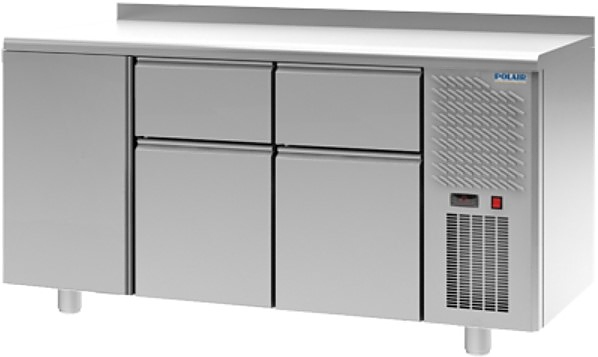Стол холодильный POLAIR TM3GN-011-G с бортом
